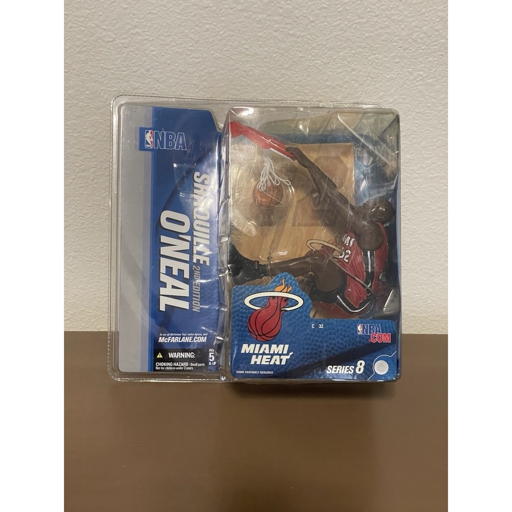 McFarlane NBA Series 8 Shaquille O'Neal Miami Heat 6" Figure‎ NEW 2nd Edition